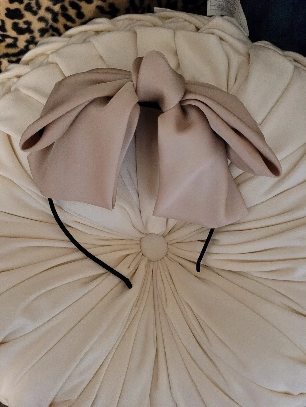 Free People Champagne Bow Headband